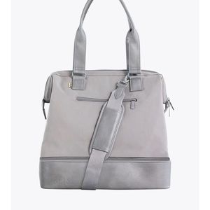 The Mini Weekender and Dopp Kit in Grey